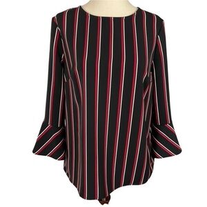 Tommy Hilfiger Striped Bell Sleeve Top